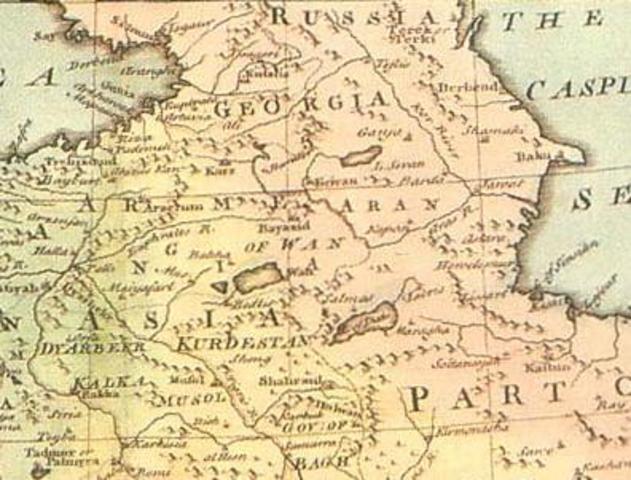 Prisoners from the Caucasus Region are taken.