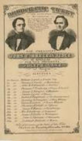 Democrats Split in 1860