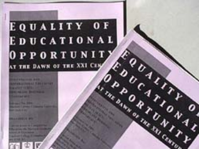 James Coleman publishes “Equality of Educational Opportunity”