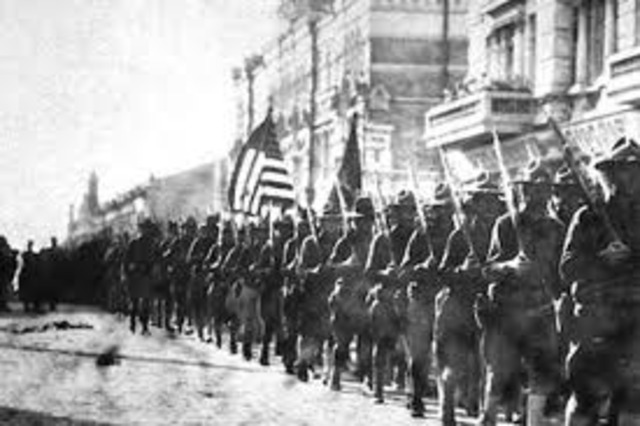 (AEF) Armed Forces arrive in France