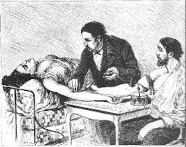 First blood transfusion