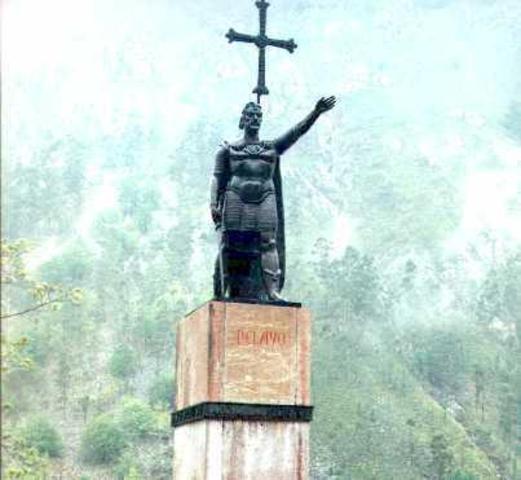 Pelayo fundo el rein de Asturias