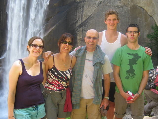 Hiking to the Vernal and Nevada Falls at Yosemite