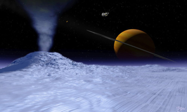 Liquid water discover on 6th largest moon of saturn