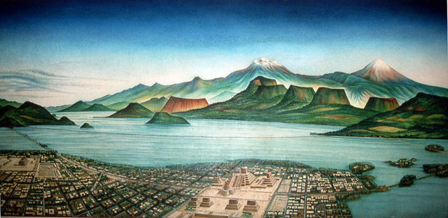 Severe floods in Tenochtitlán
