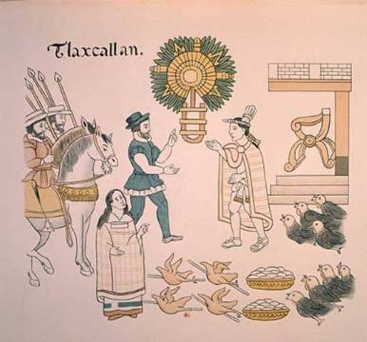 Cortes allies with Tlaxcala