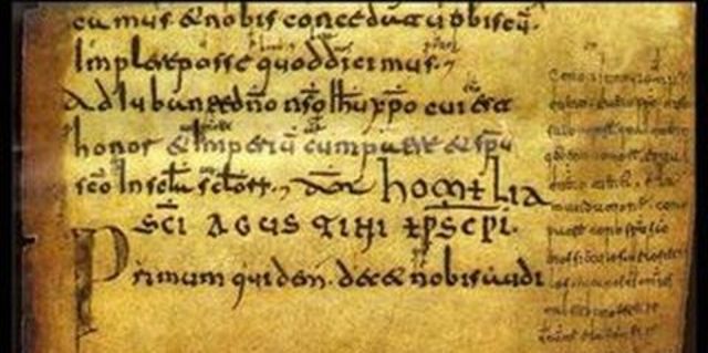 Primer documento escrito en castellano