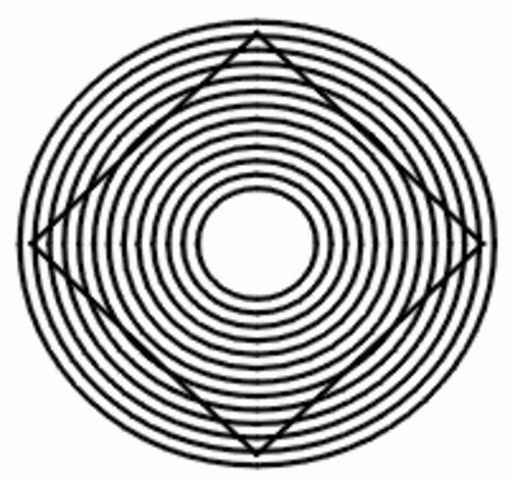 Ehrenstein- Зрительные искажения.