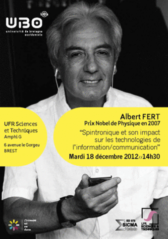 Conférence exceptionnelle d'Albert Fert, prix Nobel de physique 2007