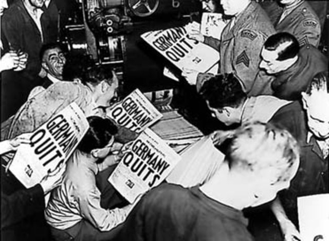 End of the war in Europe