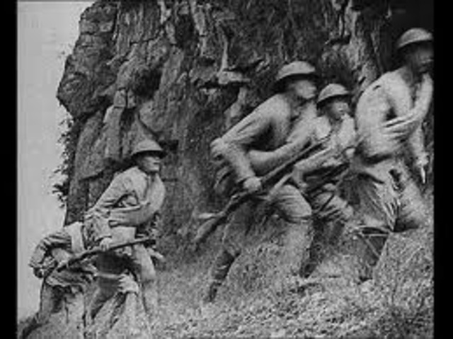 Japan invades China,