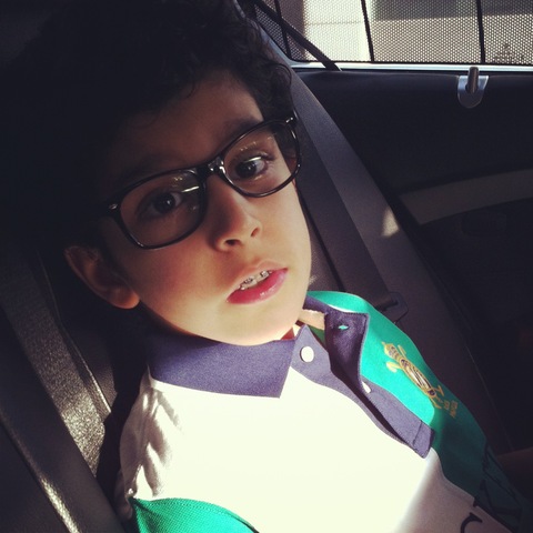 Mishael's first day of school