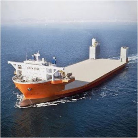 Barco gigante para cargas extremadamente pesadas