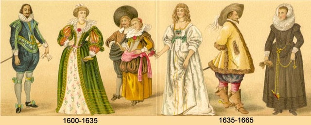 Mid-Late 1600's continued.