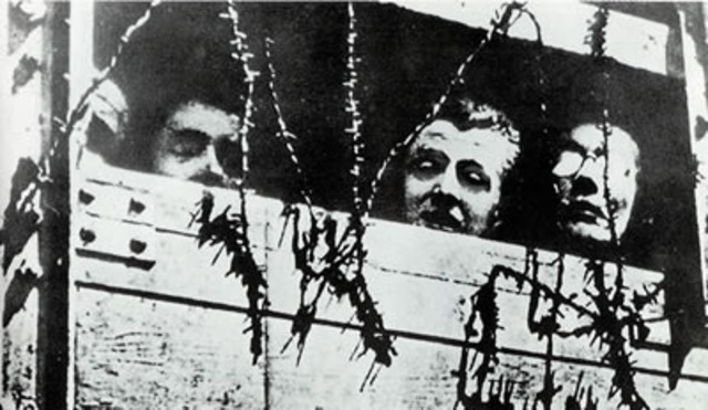 People were often transported to the concentration camps in cattle cars.