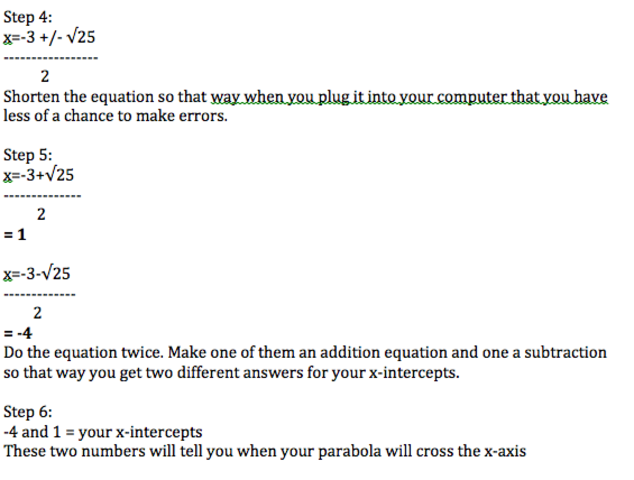 Quadratic formula #2