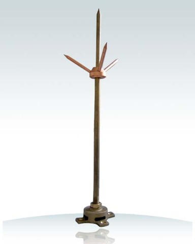 Benjamin Franklin invents the lightening rod.