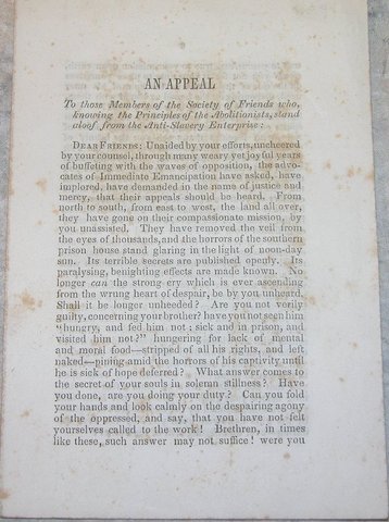 Wrote anti slavery treatise