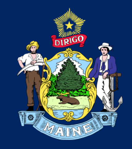 Maine applies for statehood