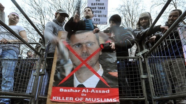 Syrians living in the UK are being threatened