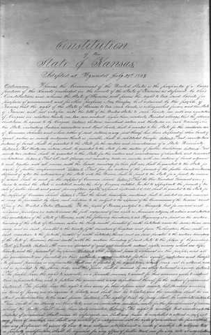 Lecompton Constitution Passed