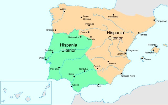 El occupado de Romano en “Hispania”  206B.C-405A.D