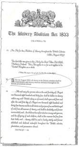 Abolition of Slavery Act