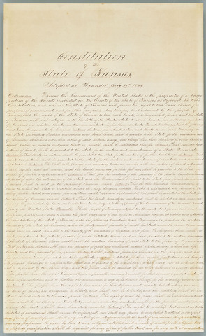 Lecompton Constitution passed