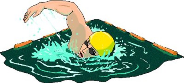 I started to learn swimming