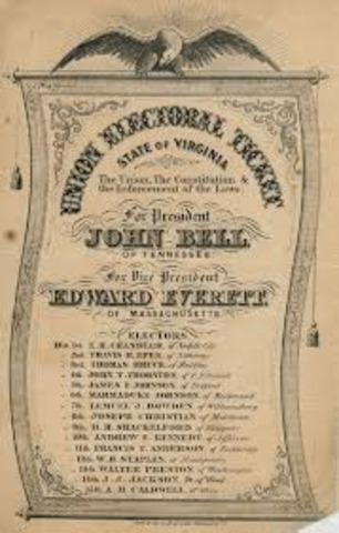 Formation of Constitutional Union Party