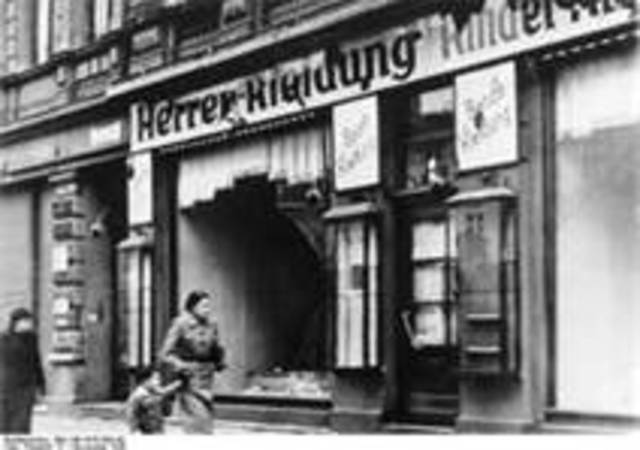Nazis launch Kristallnacht