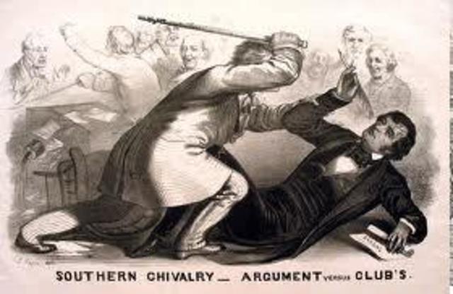 Charles Sumner attacked