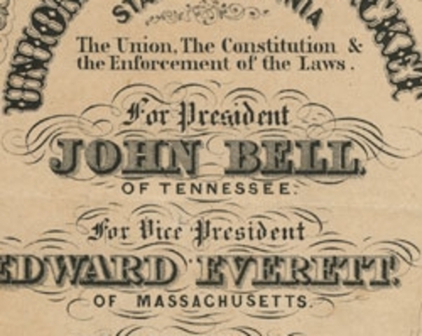 Formation of the Constitutional Union Party