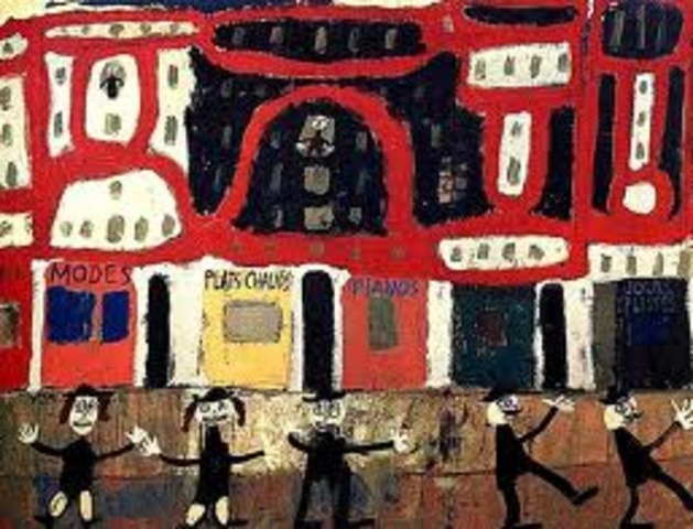 Vue de Paric by Dubuffet