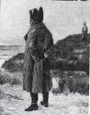 Sent to the isle of St. Helena for exisle