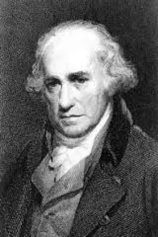 James Watt improved the steam engine.