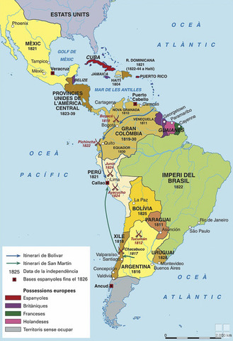 El procés d'independència