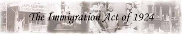 The Immigration Act of 1924
