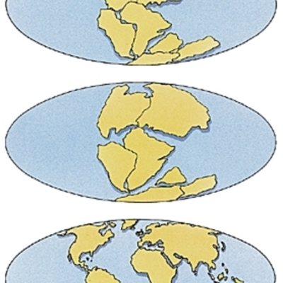 Timeline: Derive des continents