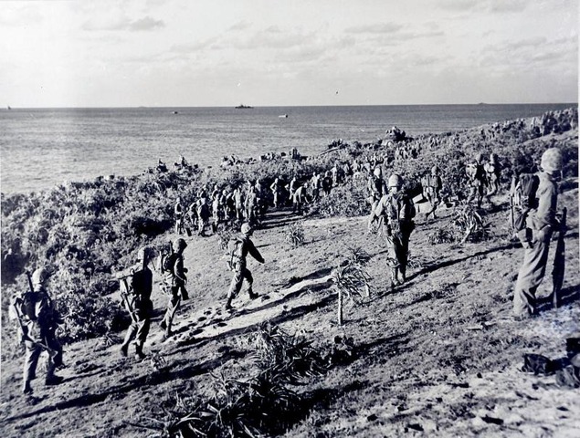 Allied troops invade Okinawa