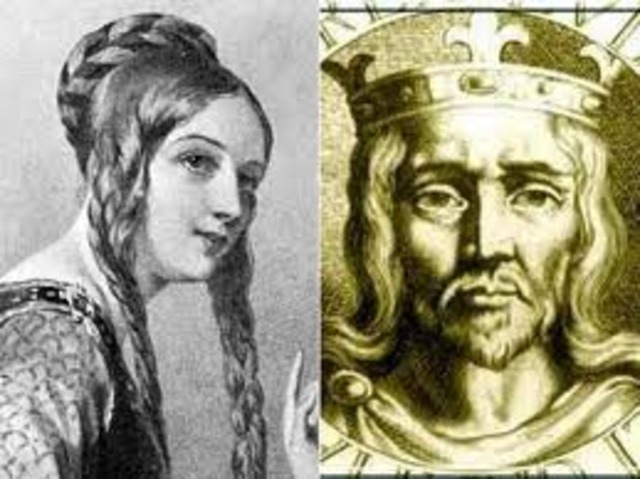 Elanor marries prince Louis of france.