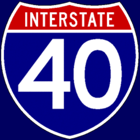 Interstate 40 is completed in New Mexico