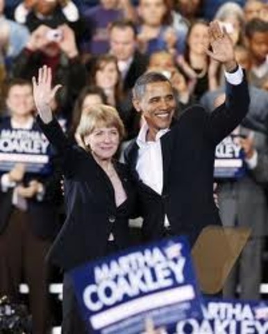 Obama Stumps for Martha Coakley