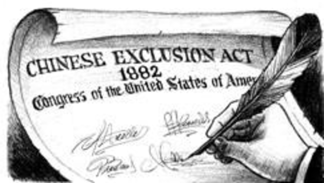 The Chinese Exclusion Act of 1882