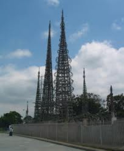 Watt's Towers California by Rodia