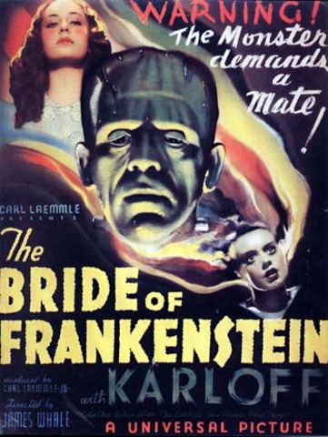 The bride of Frankenstein (la fiancée de Frankenstein) (production Universal), James Whale