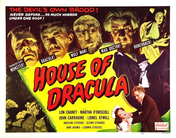 The House of Dracula (la maison de Dracula), (production Universal), Erle C. Kenton