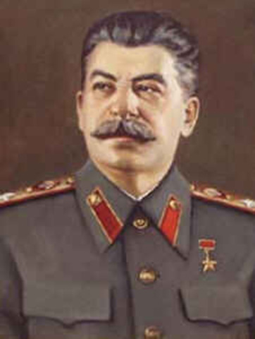 Josef Stalin blev det russiske kommunistiske partis generalsekretær