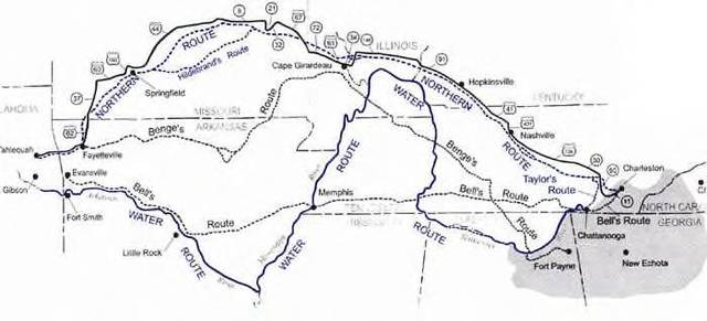 1838 some of the Cherokee go west on the Trail of Tears