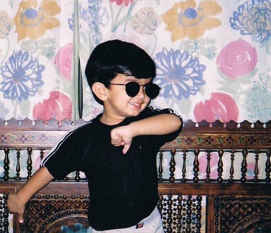 I started walking and talking